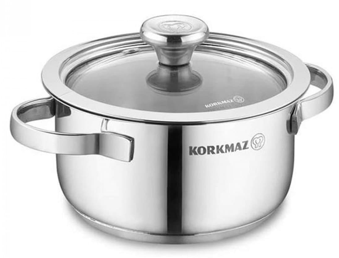 Кастрюля Korkmaz MINIKA INOX 12 cm 0,75 L