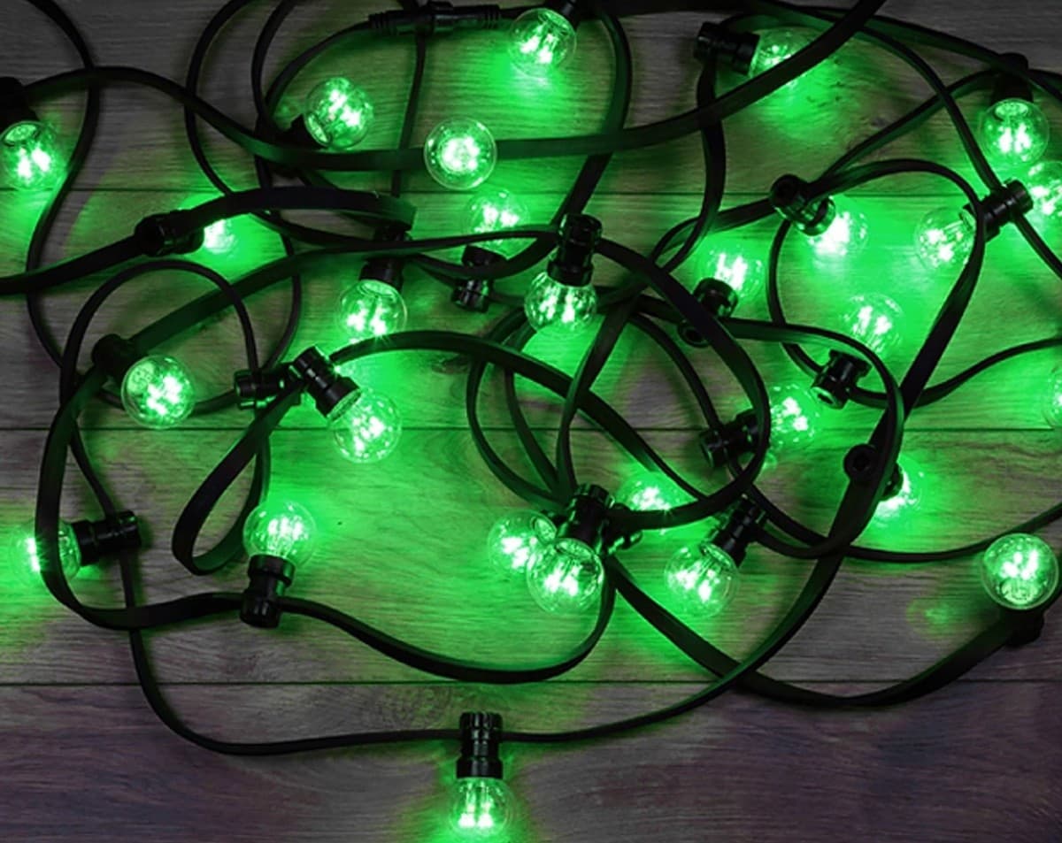 Luminițe Rexant Galaxy Bulb String Green 30 W LED