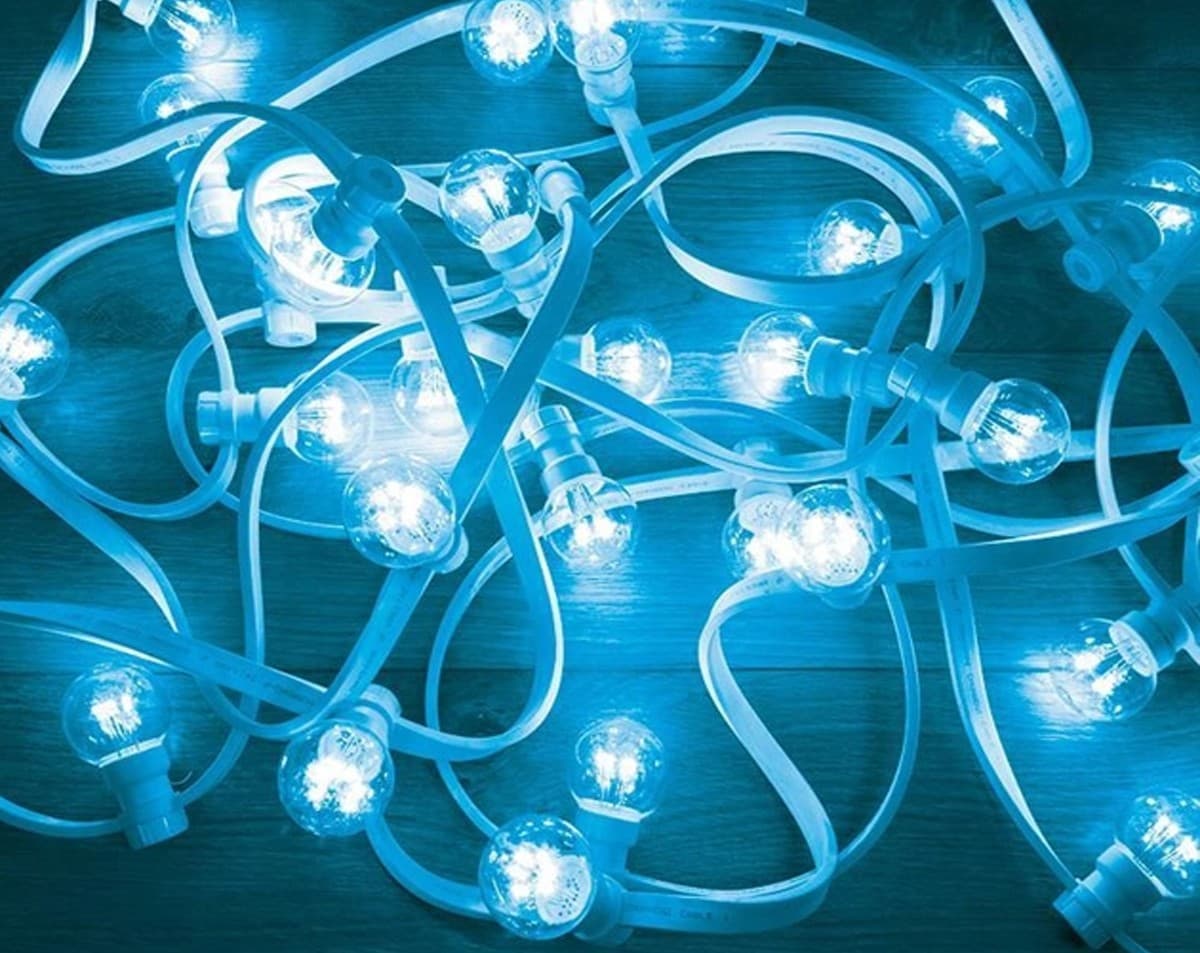 Рождественские огни Rexant Galaxy Bulb String Blue 25 W  LED