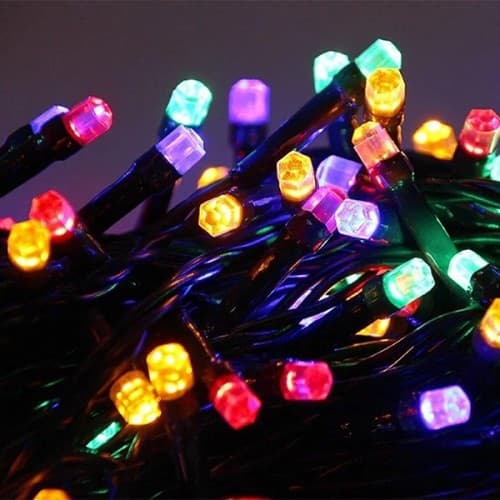 Luminițe Velomoto Crystal 100LED multicolor