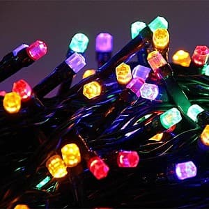 Рождественские огни Веломото Кристалл 100LED разноцветный