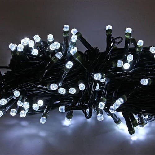 Luminițe Velomoto Crystal 100LED alb