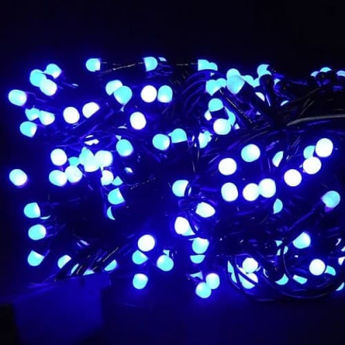 Luminițe Velomoto Globuri mini 100LED albastre