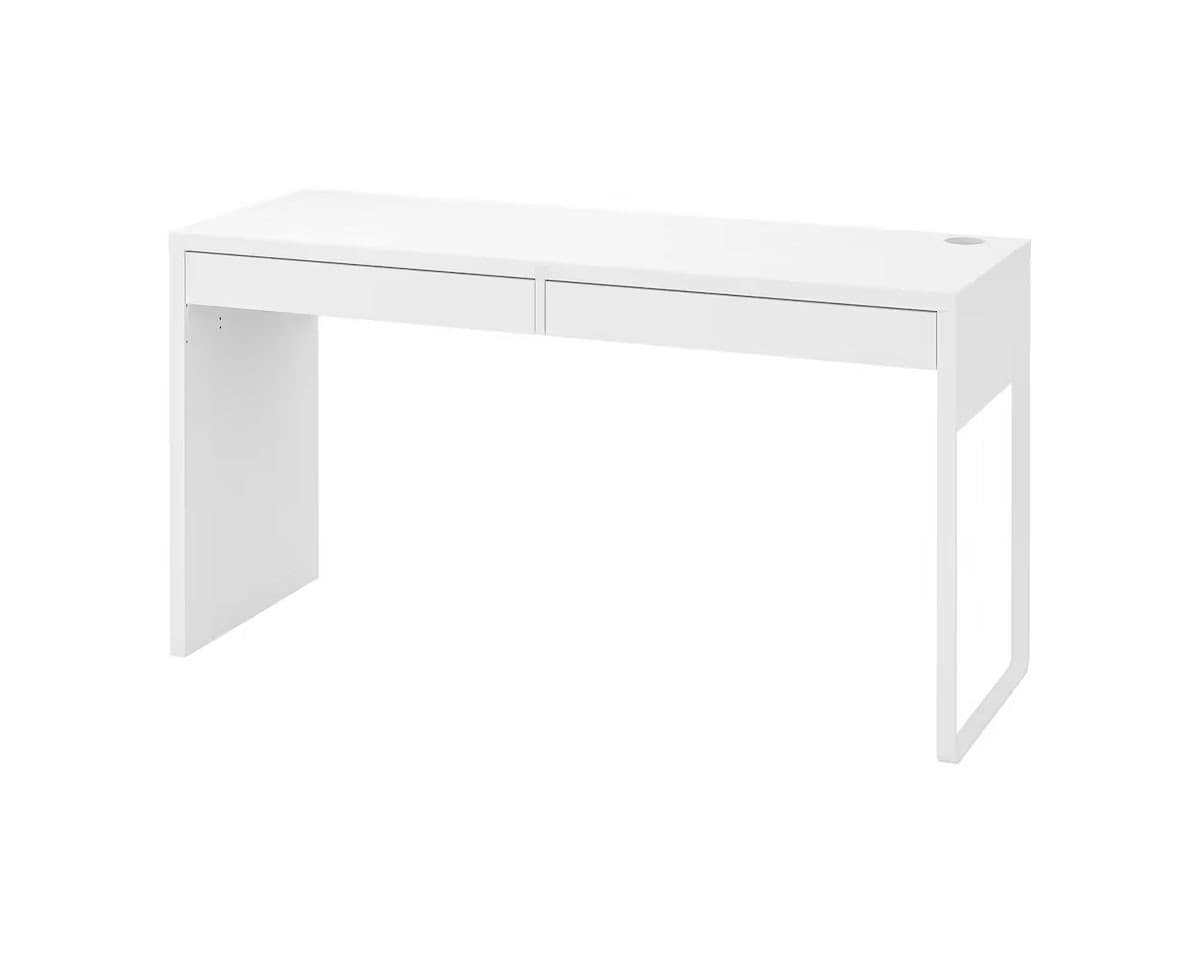 Masa de birou IKEA Micke white 142x50 cm