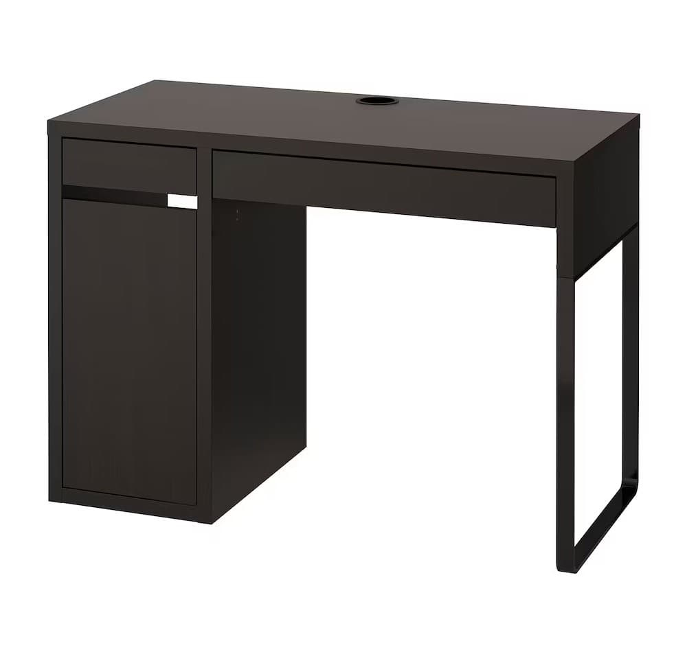 Офисный стол IKEA Micke black-brown