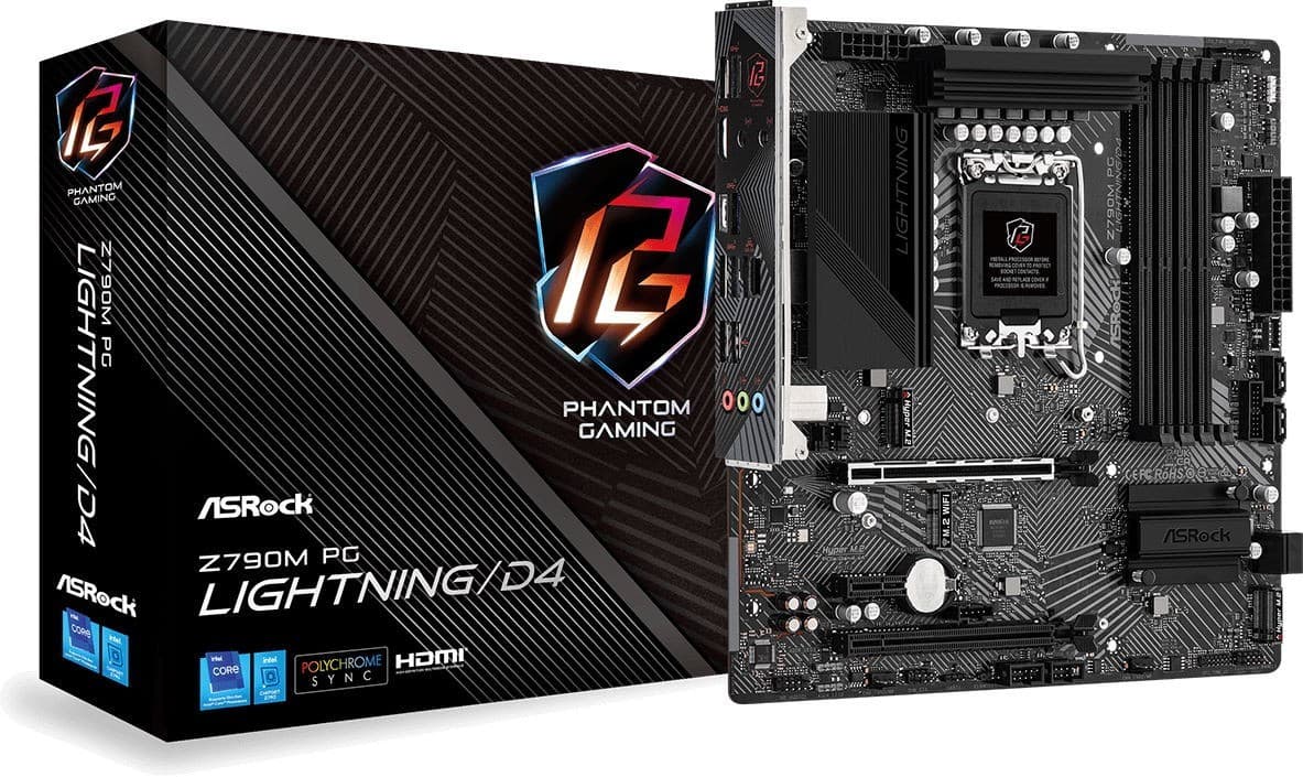 Материнская плата ASRock Z790M PG LIGHTNING/D4