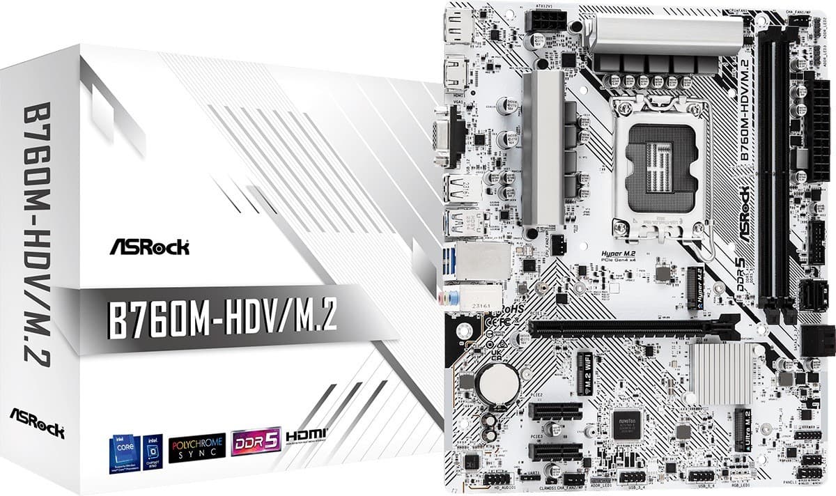 Placă de bază ASRock B760M-HDV/M.2