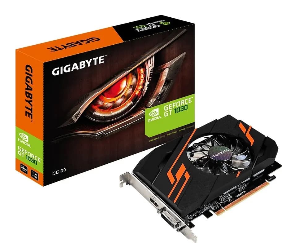 Видеокарта Gigabyte GeForce GT 1030 OC 2G (GV-N1030OC-2GI)