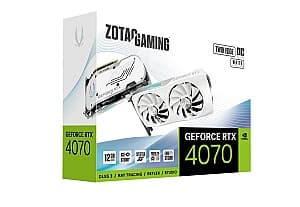 Placa video ZOTAC GeForce RTX 4070 Twin Edge OC White