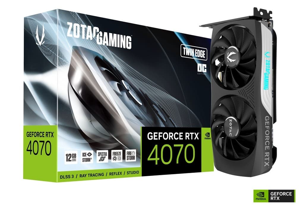 Видеокарта ZOTAC GeForce RTX 4070 Twin Edge OC