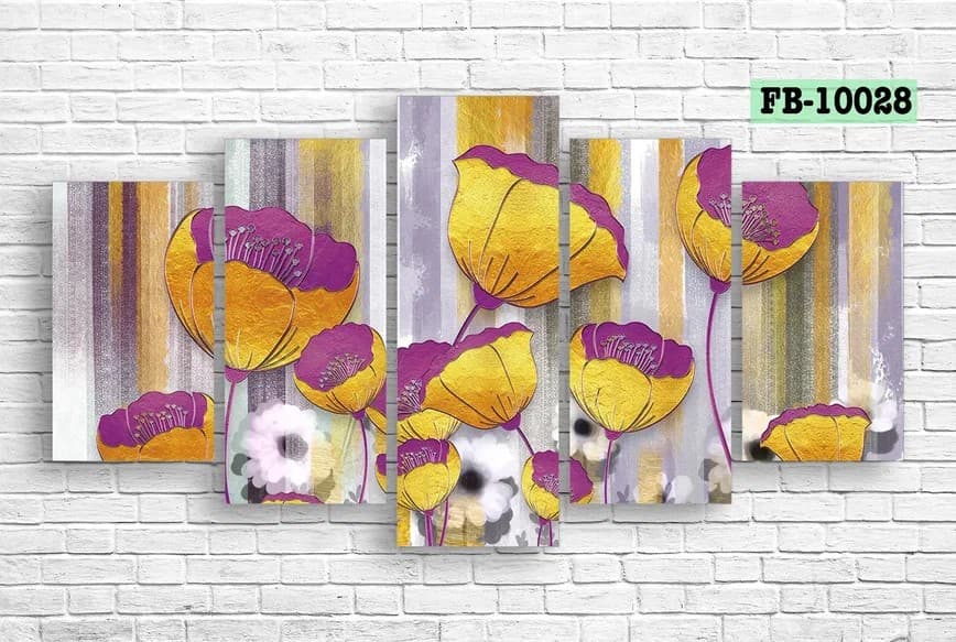 Tablou multicanvas Art.Desig Flowers FB-10028