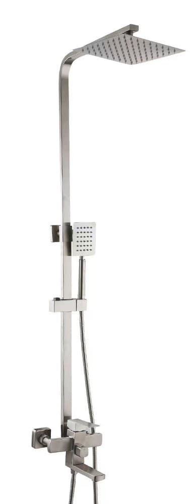 Set de duș Mat|eco Inox Cubo (114290)