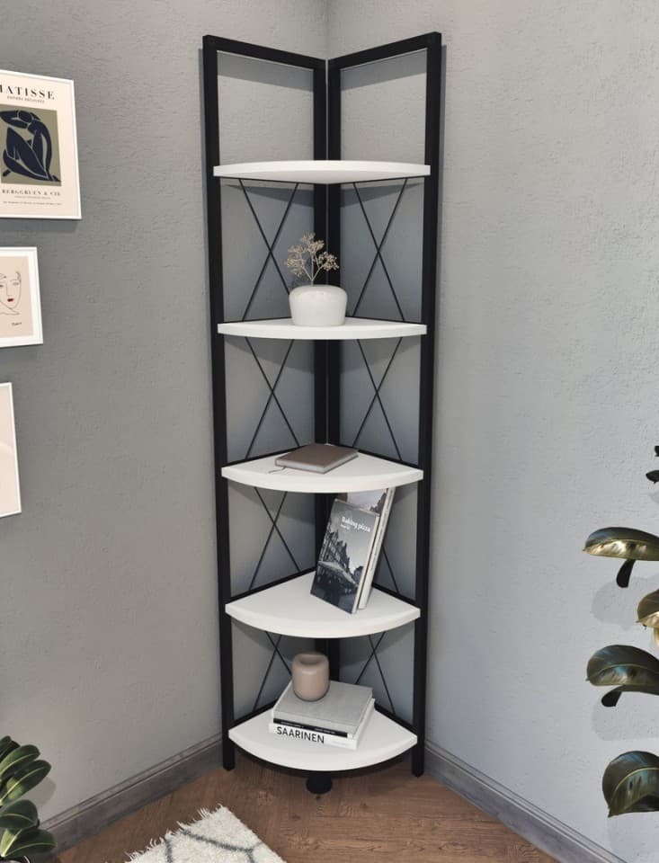 Стеллаж Fabulous 5 Shelves (White/Black)