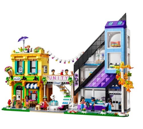 Constructor LEGO Friends 41732 Magazinele de flori și de design în centrul orașului