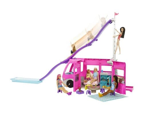 Casuta pentru papusi Mattel Barbie HCD46 Casa pe roti