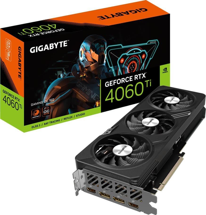 Placa video gaming Gigabyte GeForce RTX­­ 4060 Ti GAMING OC 16G