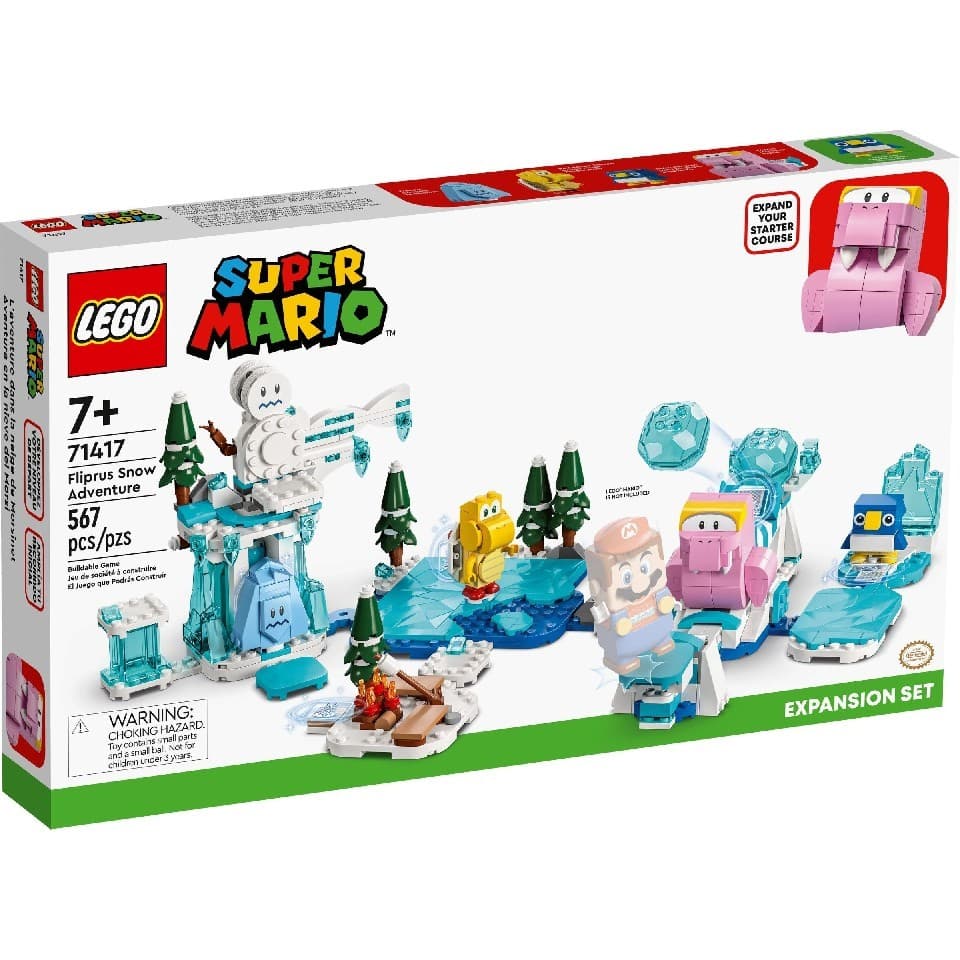 Constructor LEGO Super Mario 71417 Fliprus Snow Adventure