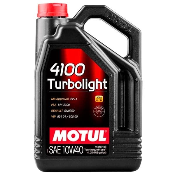 Моторное масло Motul 10W40 4100 TL 4л