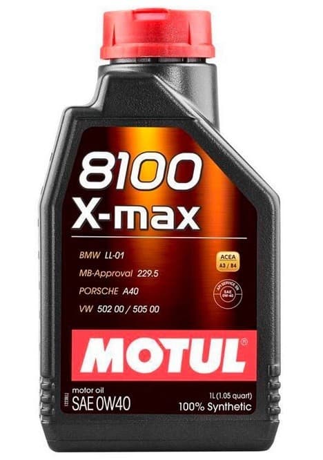 Моторное масло Motul 0W40 8100 X-MAX 1л