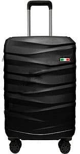 Valiză Francesco Ferellino Azzurro S (Black)