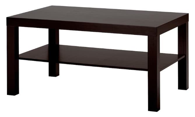 Masa de reviste IKEA Lack 90x55 (Negru-Maro)