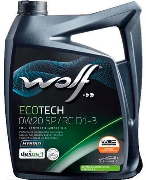 Ulei motor Wolfoil 0W20 ECOTECH D1-3 4l