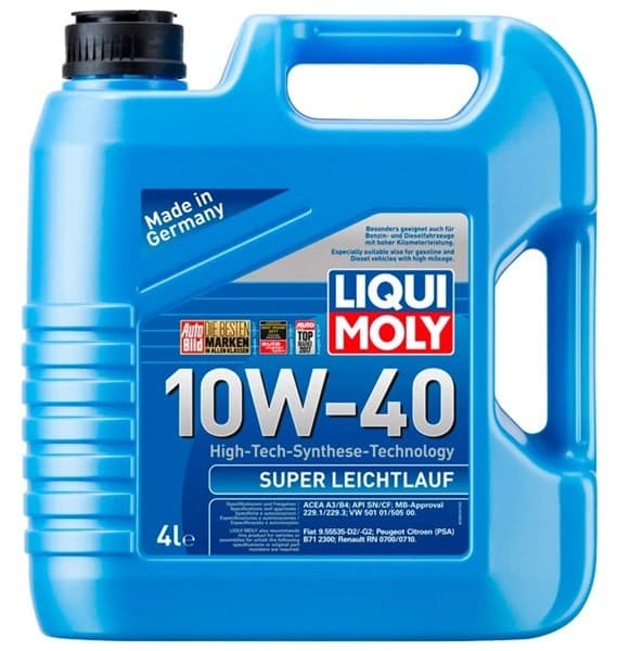 Моторное масло LIQUI MOLY 10W40 SUPER LEICHT 4л