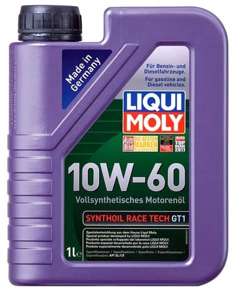 Моторное масло LIQUI MOLY 10W60 RACE TECH GT1 1л