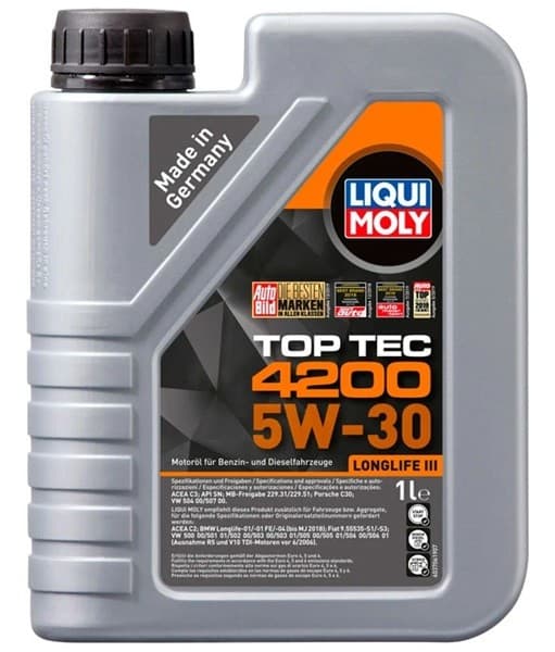 Моторное масло LIQUI MOLY 5W30 TOP TEC 4200 1л