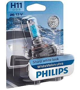 Lampă auto Philips WhiteVisionUltra +60% PGJ19-2 (12362WVUB1)