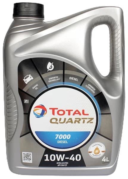 Моторное масло Total Quartz D7000 10W40 4л