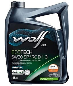 Ulei motor Wolfoil ECOTECH D1-3 5W30 5l