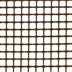 Plasa decorativa Greentech Quadra 10 Brown(1x50)