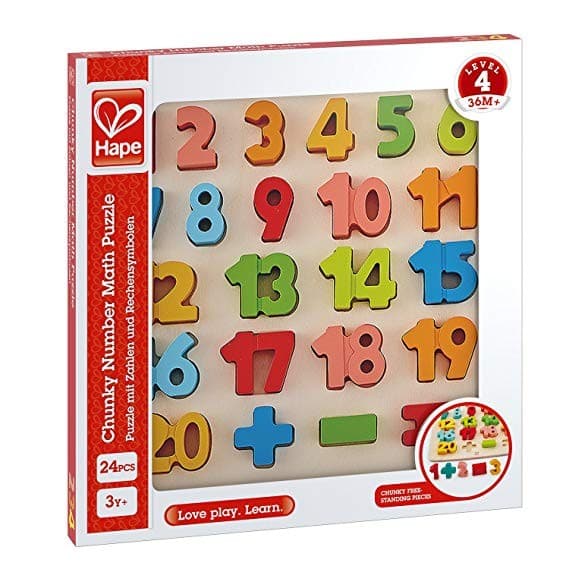 Пазлы Hape E1550A Chunky Number Puzzle