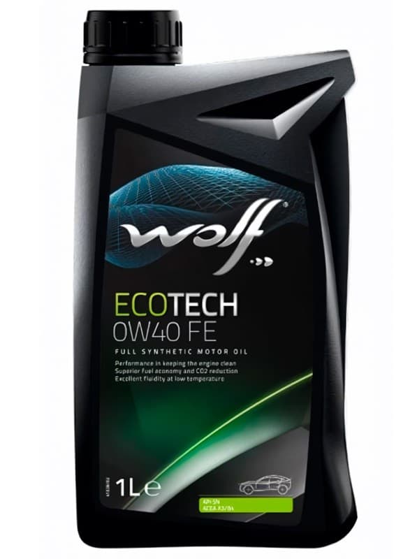 Моторное масло Wolfoil ECOTECH FE 0W40 1л