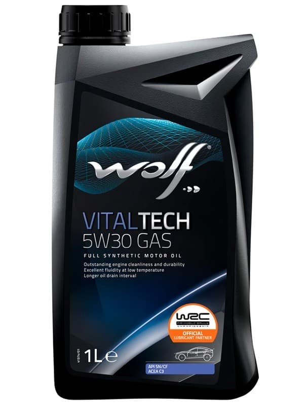 Моторное масло Wolfoil VITALTECH GAS 5W30 1л