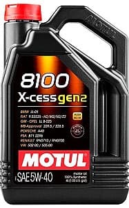 Ulei motor Motul X-CESS GEN2 5W40 4l