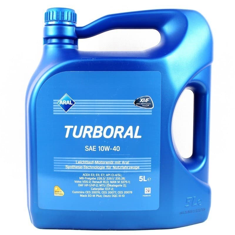 Моторное масло Aral Turboral 10W40 5L