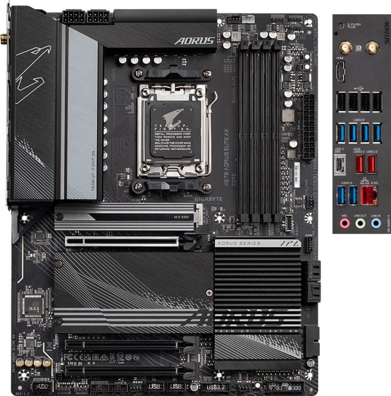 Placă de bază Gigabyte X670 AORUS ELITE AX (rev. 1.0)
