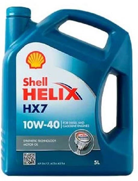 Моторное масло Shell Helix HX7 Benzina 10W40 5L