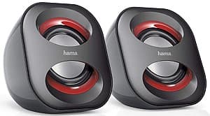 Колонки Hama Sonic Mobil 183 Black/Red (173131)