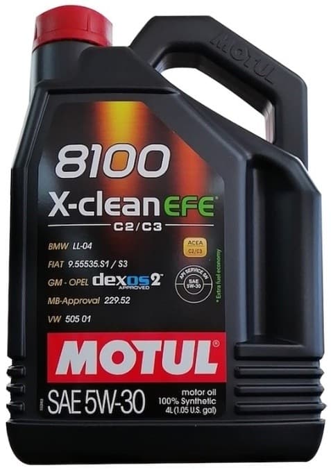 Моторное масло Motul 8100 X-Clean EFE 5W30 4L