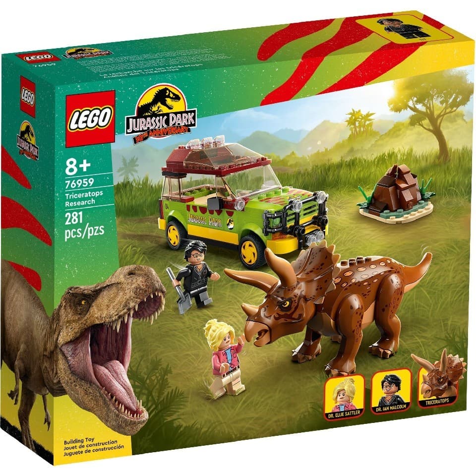 Конструктор LEGO Jurassic World 76959 Triceratops Research
