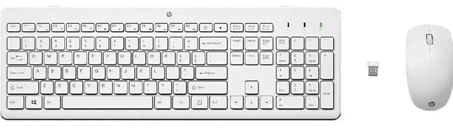 Набор Клавиатура + Мышь HP 230 White (En/Rus)