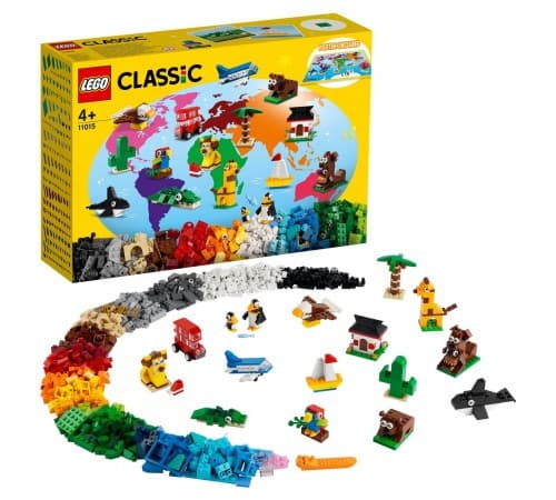 Constructor LEGO Classic 11015 În jurul lumii