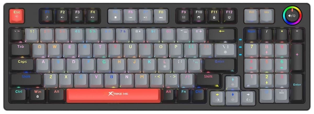 Tastatura pentru gaming XTRIKE ME GK-987G BR