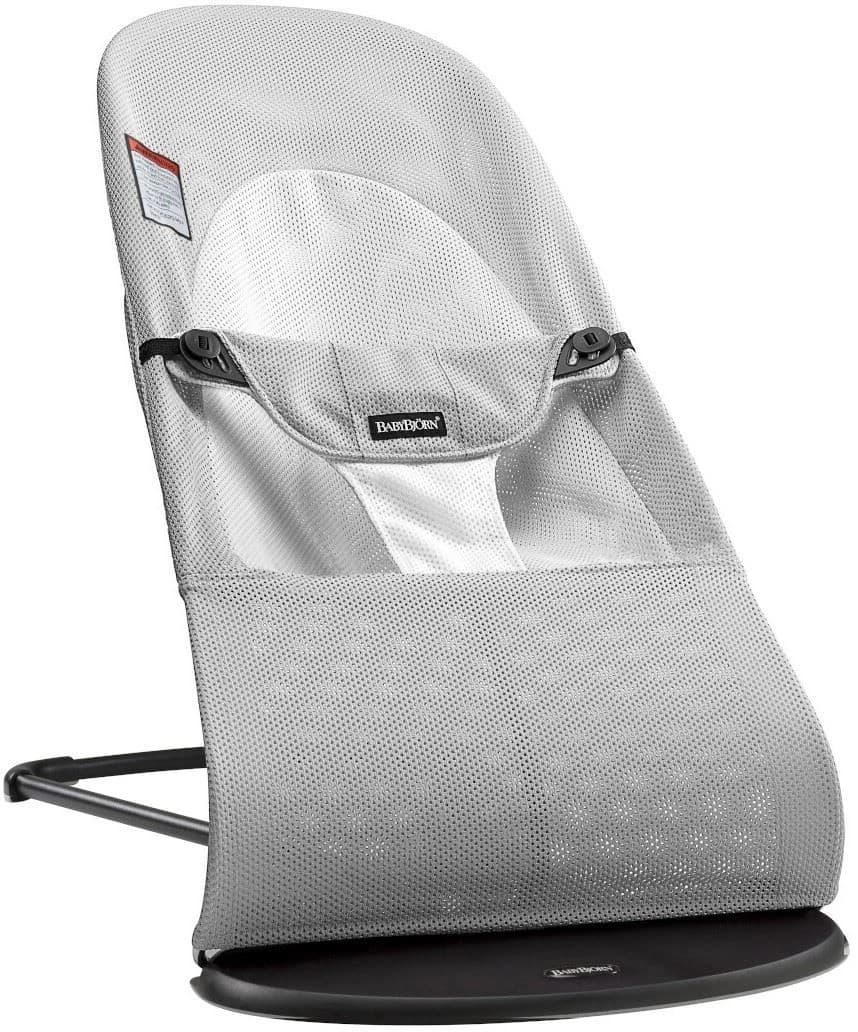 Шезлонг BabyBjorn Balance Silver White