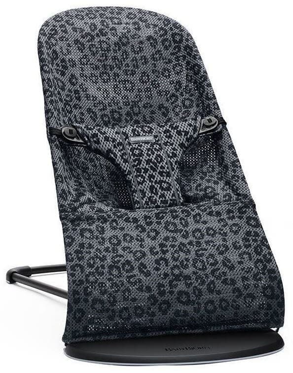 Шезлонг BabyBjorn Bliss Antracite/Leopard Mesh Limited Edition