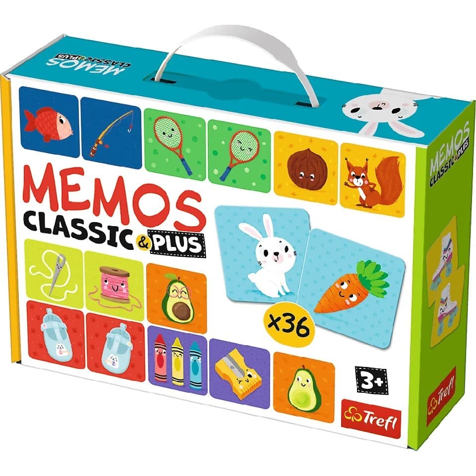 Настольная игра Trefl Memos Classic&plus Logic