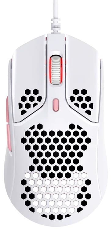 Mouse pentru gaming HYPERX Pulsefire Haste White/Pink